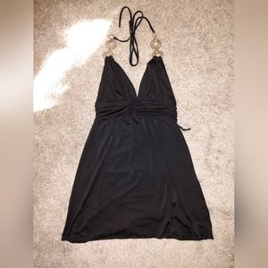 Medallion Black Beach Dress